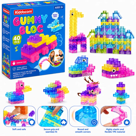 Gummy Blocs 40pcs 🧩